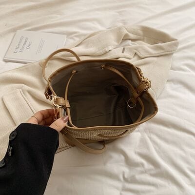 stylub Straw Braided Shoulder Bag