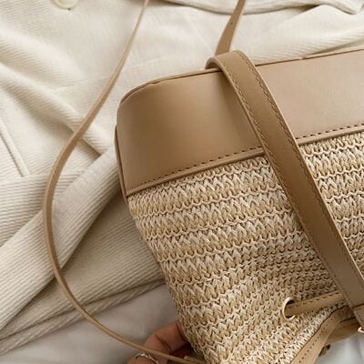stylub Straw Braided Shoulder Bag