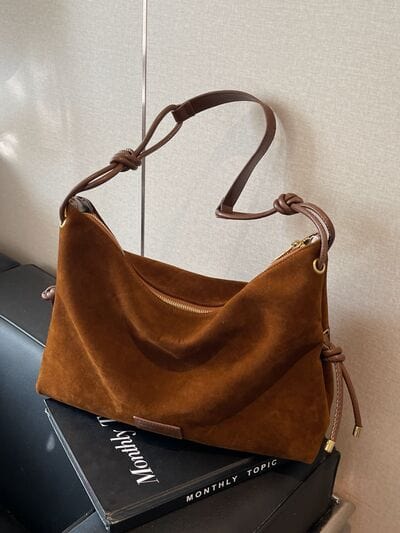 stylub Suede Large Shoulder Bag