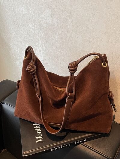 stylub Suede Large Shoulder Bag