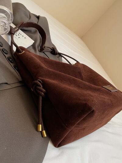 stylub Suede Large Shoulder Bag