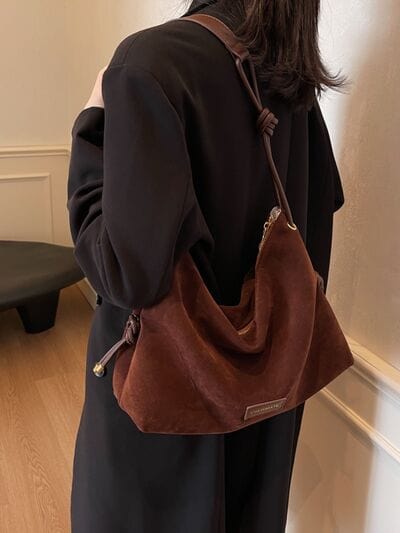 stylub Suede Large Shoulder Bag