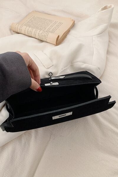 stylub Suede PU Leather Strap Shoulder Bag