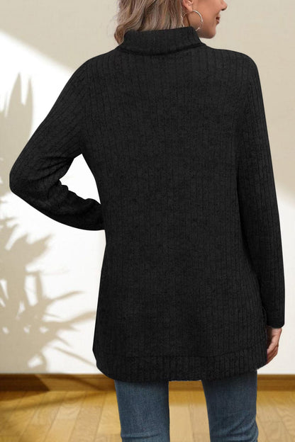 stylub Turtleneck High Low Top
