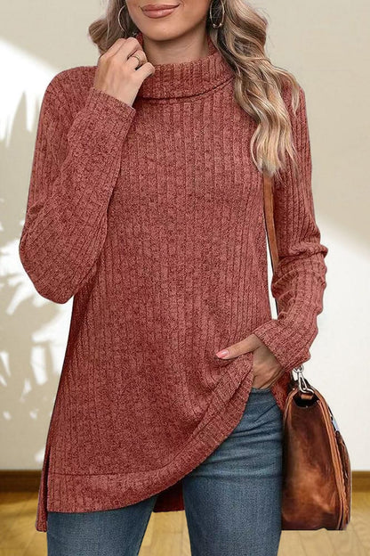 stylub Turtleneck High Low Top
