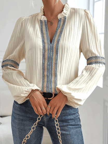 stylub Valerie - Stunning V-Neck Blouse