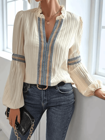 stylub Valerie - Stunning V-Neck Blouse