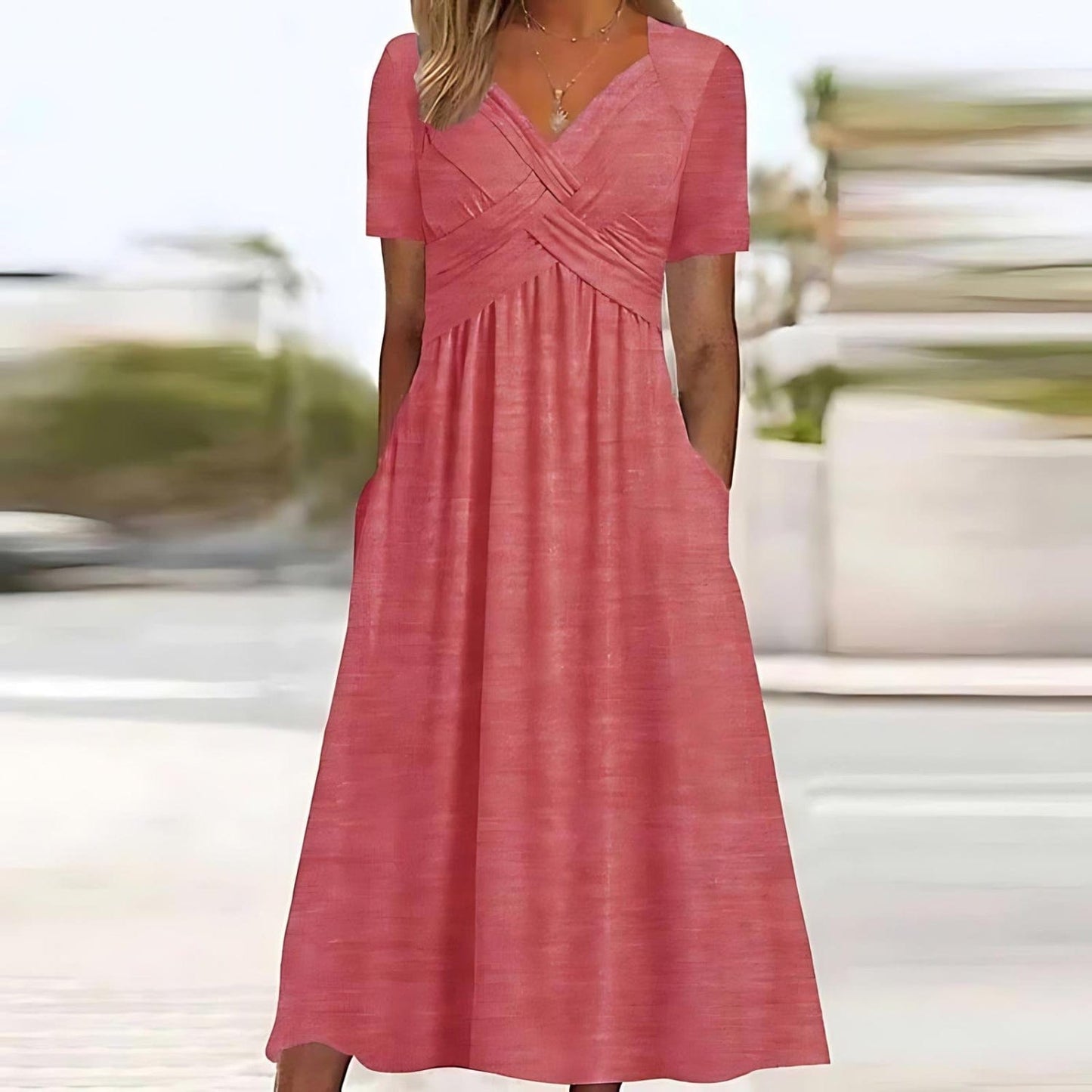 stylub Vicky™ - Casual Elegance Midi Dress