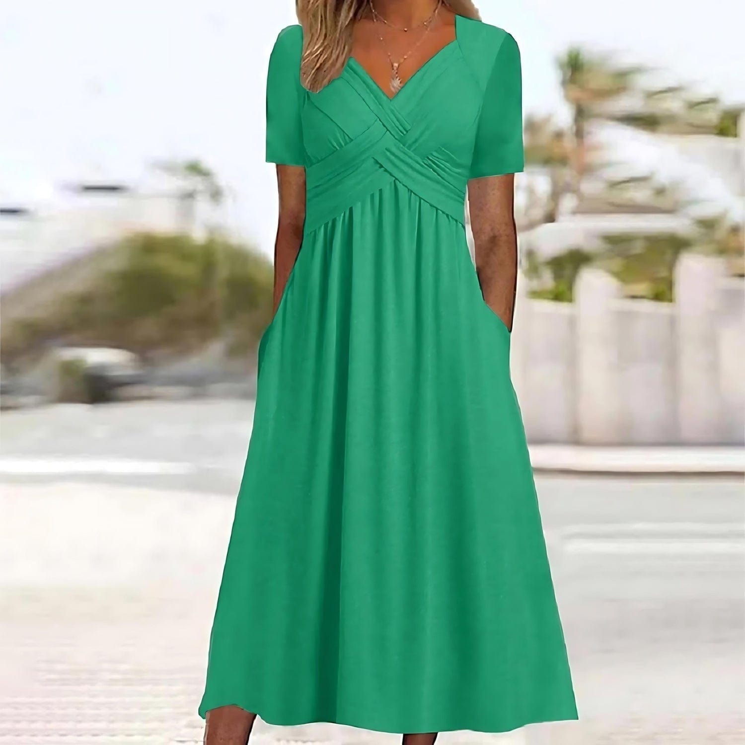 stylub Vicky™ - Casual Elegance Midi Dress