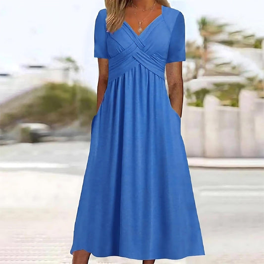 stylub Vicky™ - Casual Elegance Midi Dress