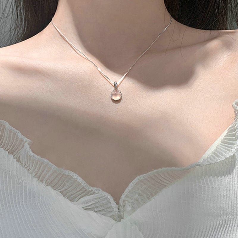 stylub Women's Crystal Necklace Pendant Korean Jewelry