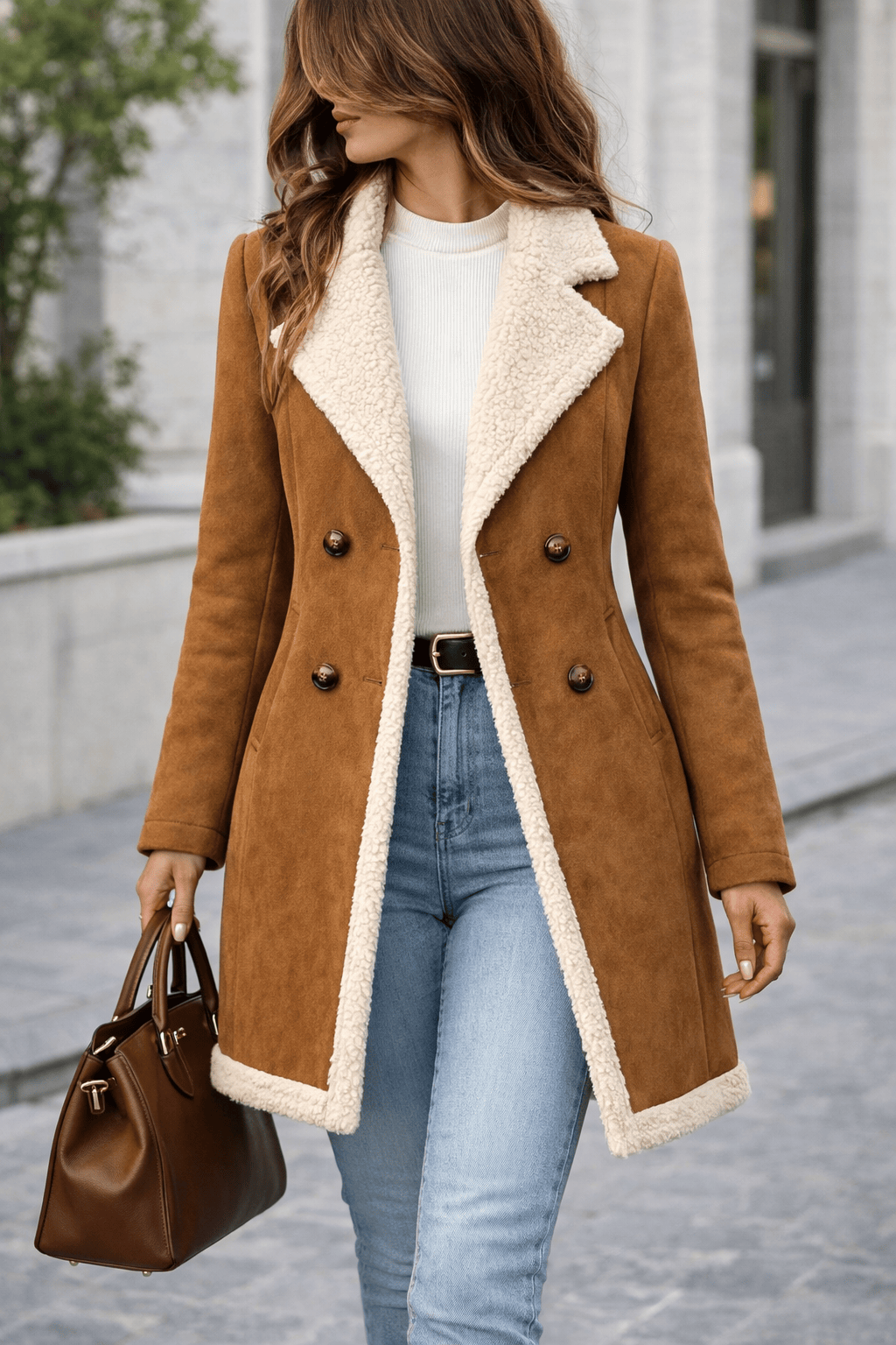 Stylub Women'S Stylish Long-Sleeve Coat