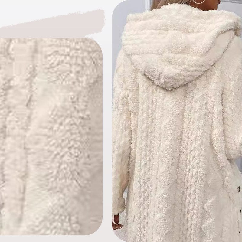 Stylub Women’s Warm Hooded Jacket with Quilted Pattern