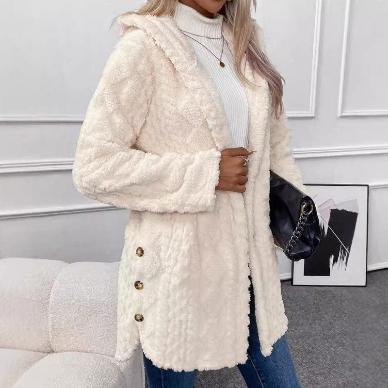 Stylub Women’s Warm Hooded Jacket with Quilted Pattern