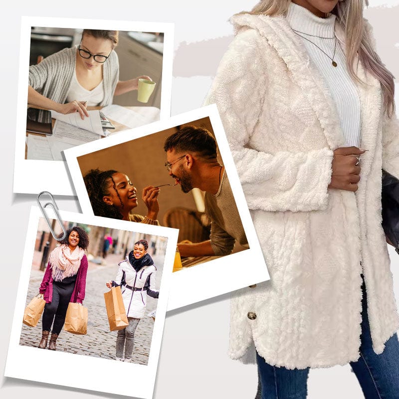 Stylub Women’s Warm Hooded Jacket with Quilted Pattern