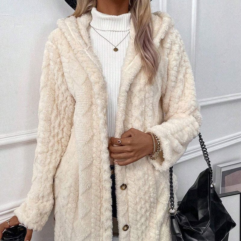 Stylub Women’s Warm Hooded Jacket with Quilted Pattern