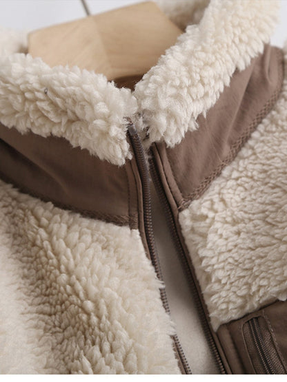 stylub Zip Up Long Sleeve Plush Jacket