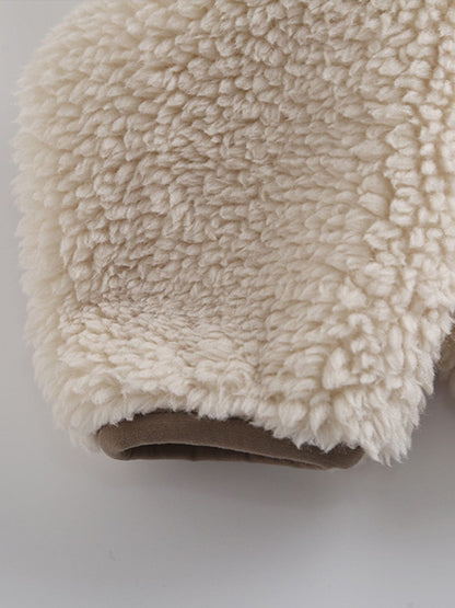 stylub Zip Up Long Sleeve Plush Jacket