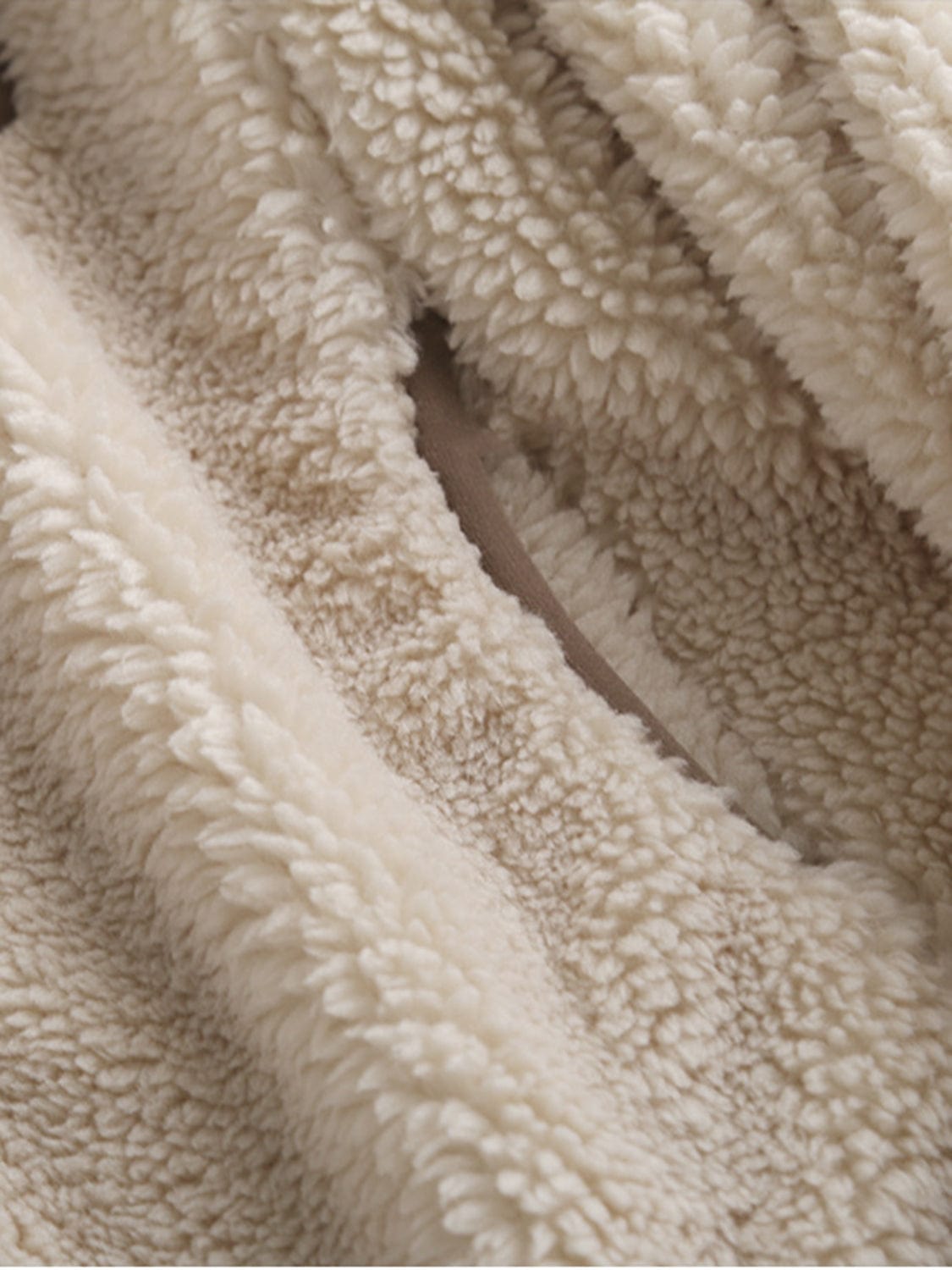 stylub Zip Up Long Sleeve Plush Jacket