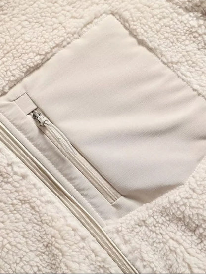 stylub Zip Up Long Sleeve Plush Jacket