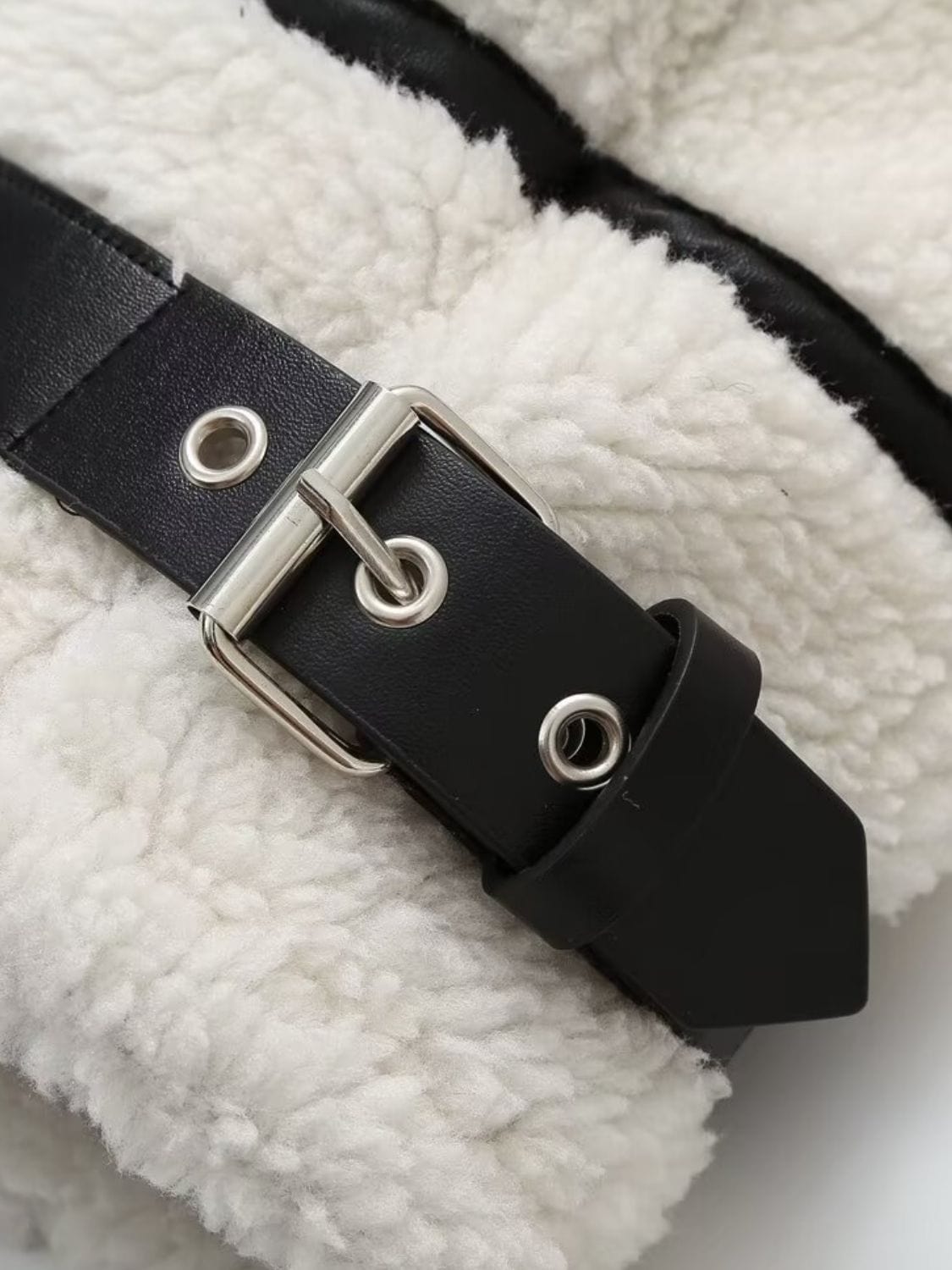 stylub Zip Up Long Sleeve Sherpa Jacket