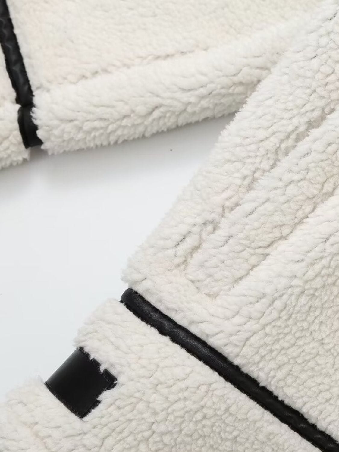 stylub Zip Up Long Sleeve Sherpa Jacket