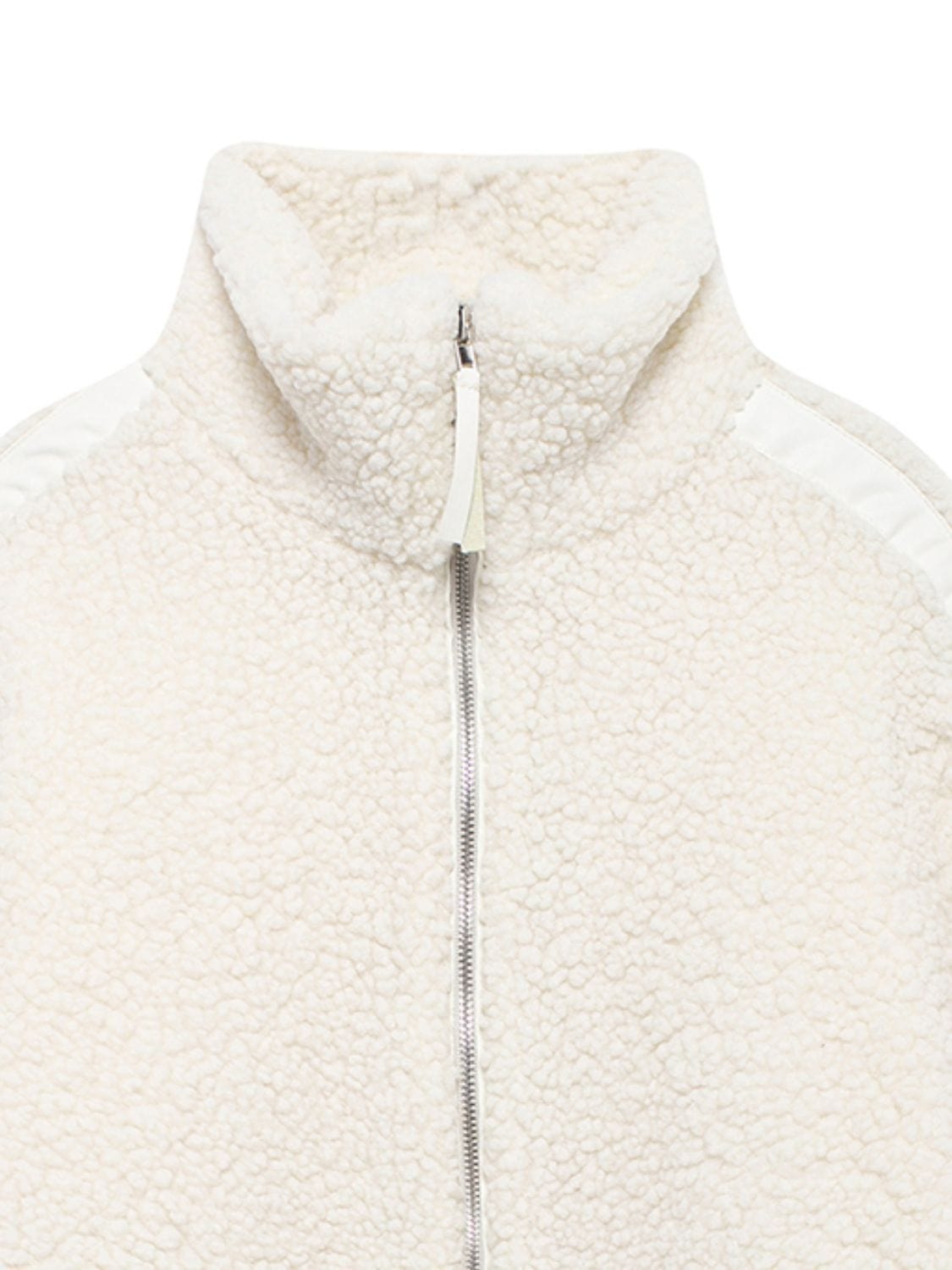 stylub Zip Up Turtleneck Long Sleeve Plush Jacket