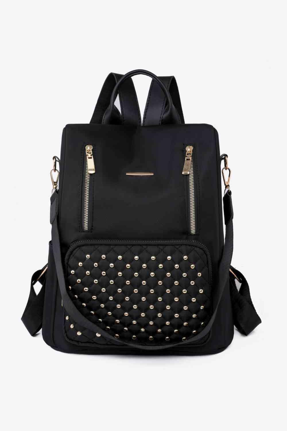 stylub Zipper Pocket Beaded Backpack