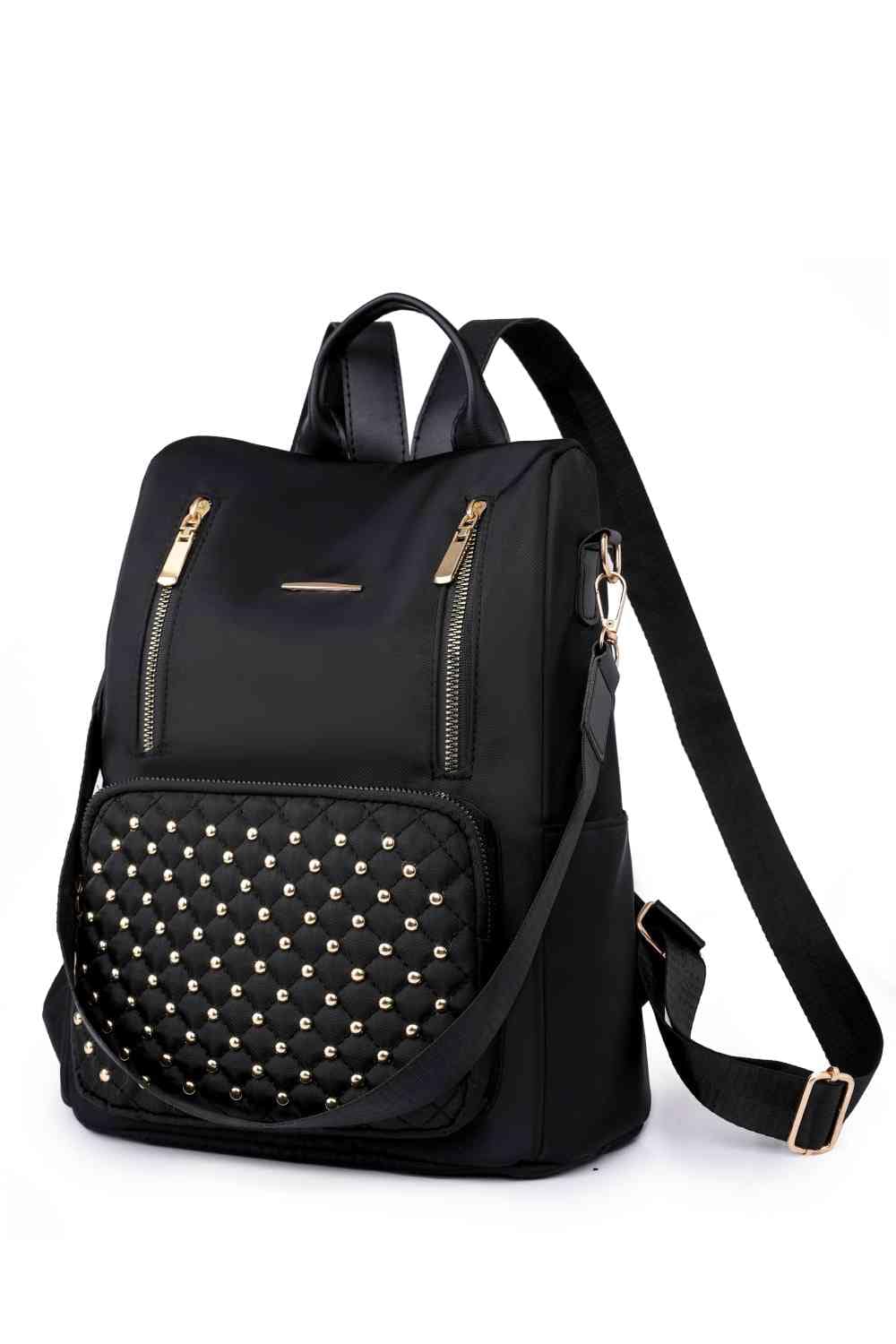 stylub Zipper Pocket Beaded Backpack