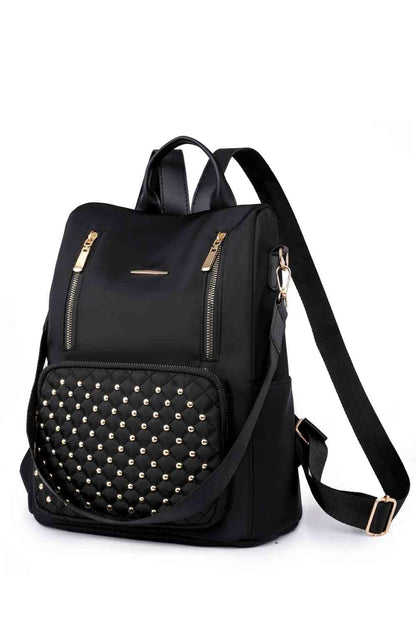 stylub Zipper Pocket Beaded Backpack