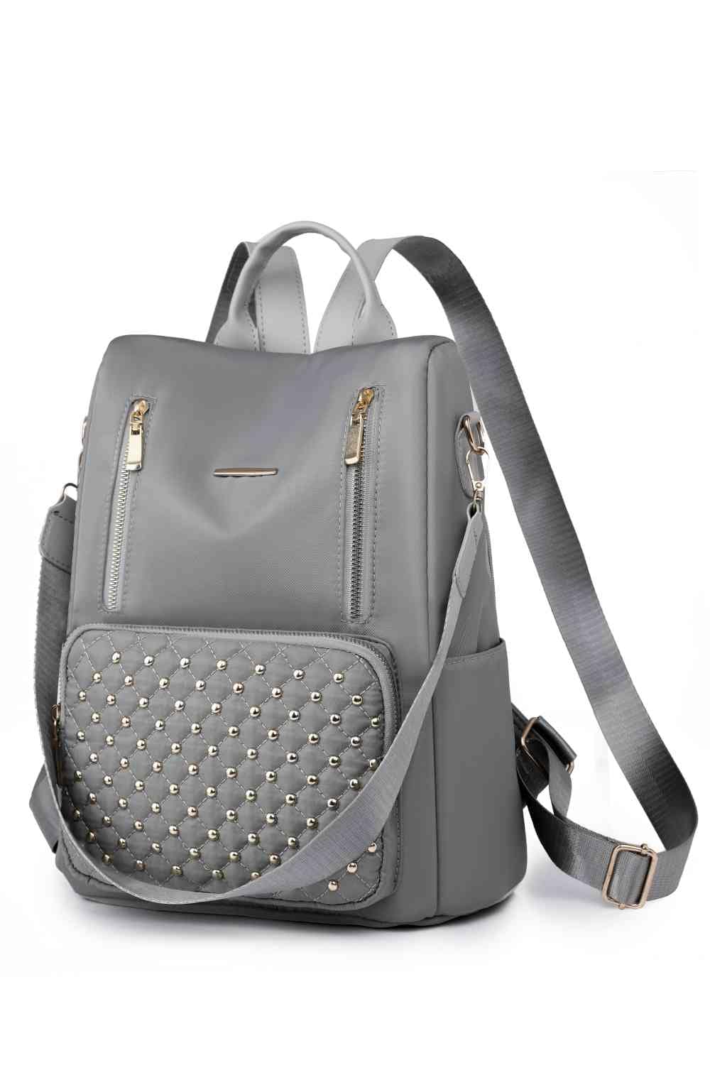 stylub Zipper Pocket Beaded Backpack