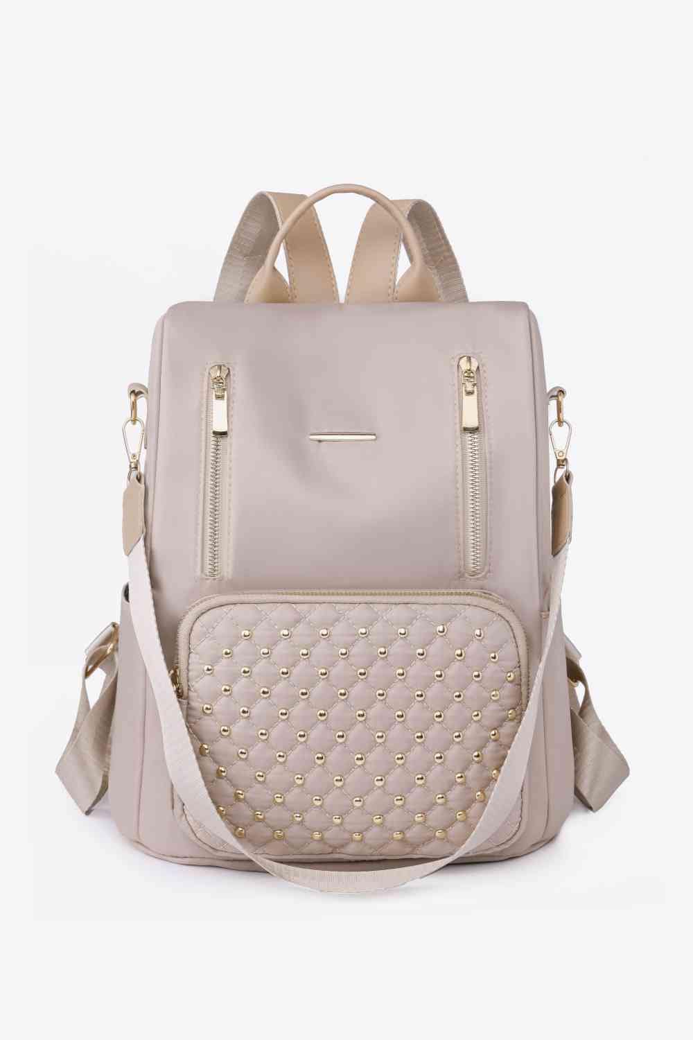 stylub Zipper Pocket Beaded Backpack
