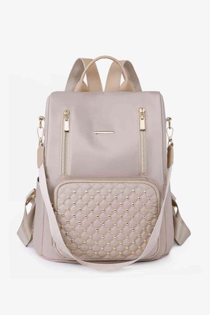 stylub Zipper Pocket Beaded Backpack
