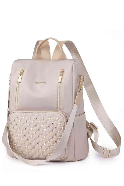stylub Zipper Pocket Beaded Backpack