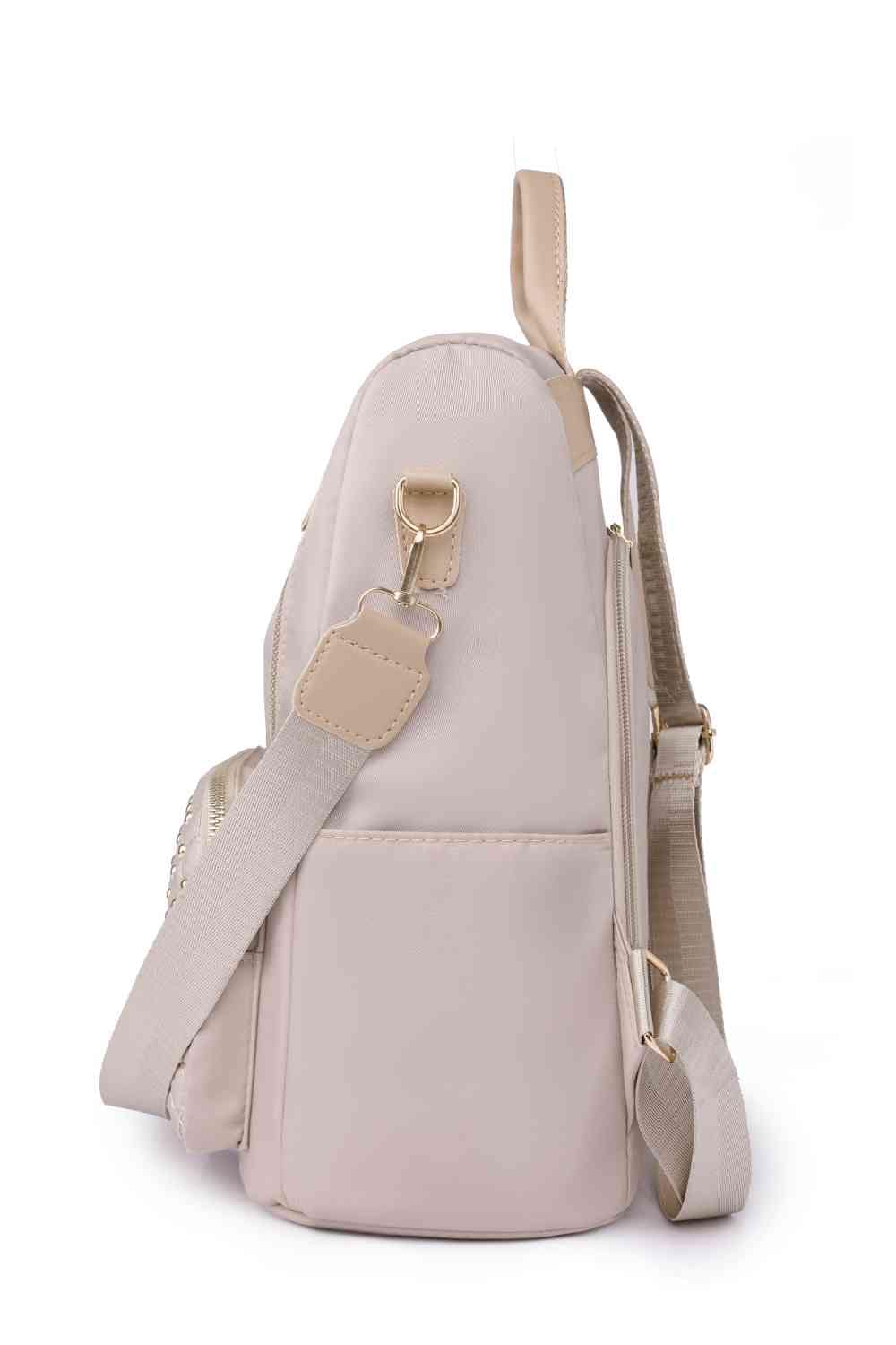 stylub Zipper Pocket Beaded Backpack